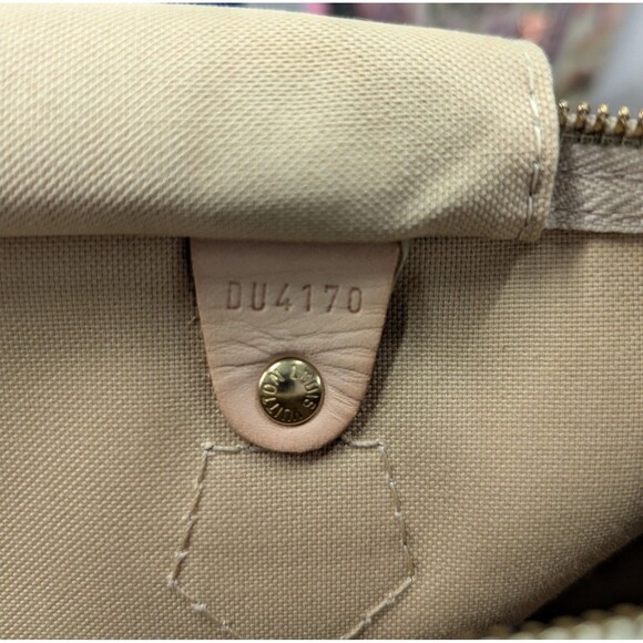 Louis Vuitton Speedy Damier Azur - 35, Lock & Key included, Authentic - Picture 11 of 16